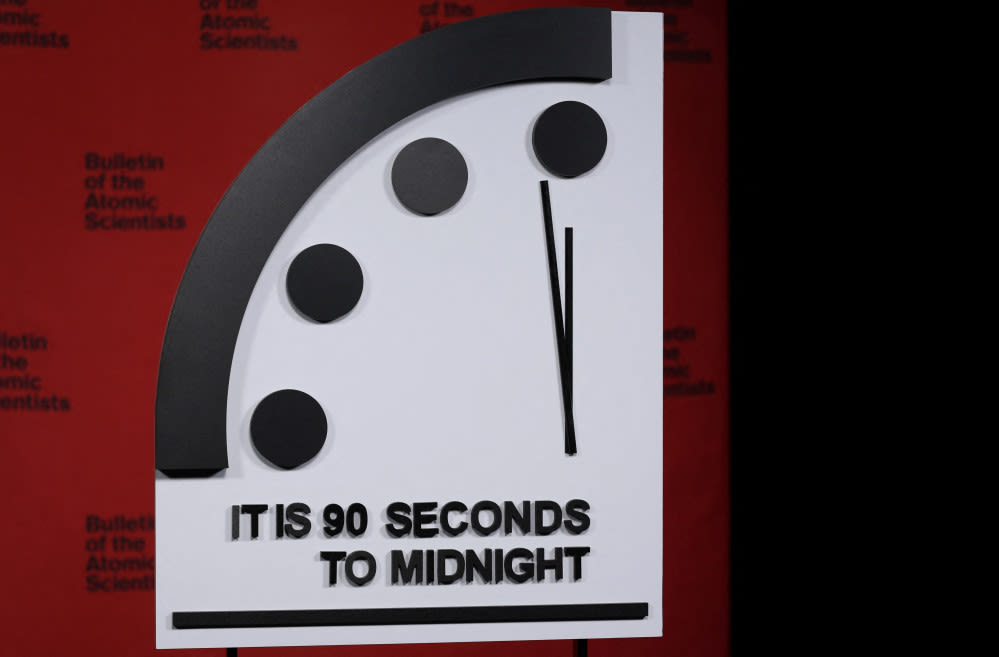 'Doomsday Clock' moves to 90 seconds to midnight for the first time ...