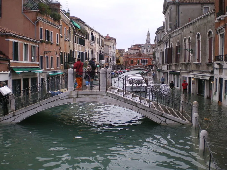 In 2019, the majority of Venice was flooded by the highest tides in 50 years