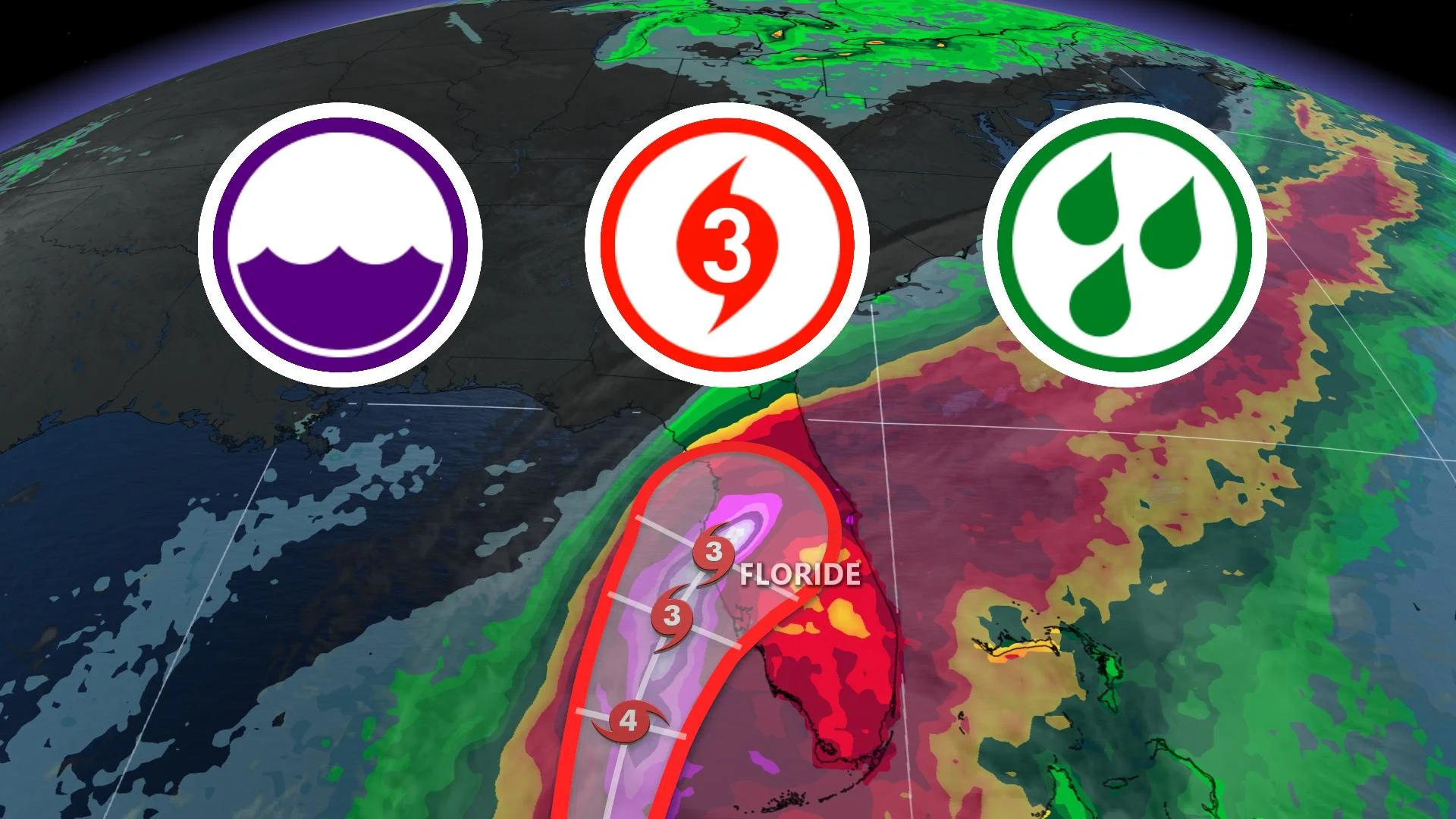 Ian passe en catégorie 4 : menace de tornades et 500 mm de pluie