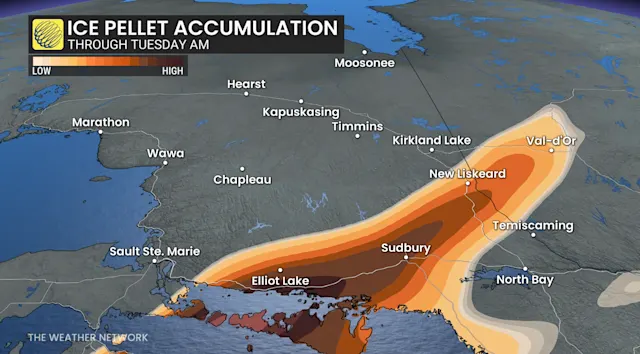 Powerful winter storm walloping Ontario, 50+ cm expected - The Weather ...
