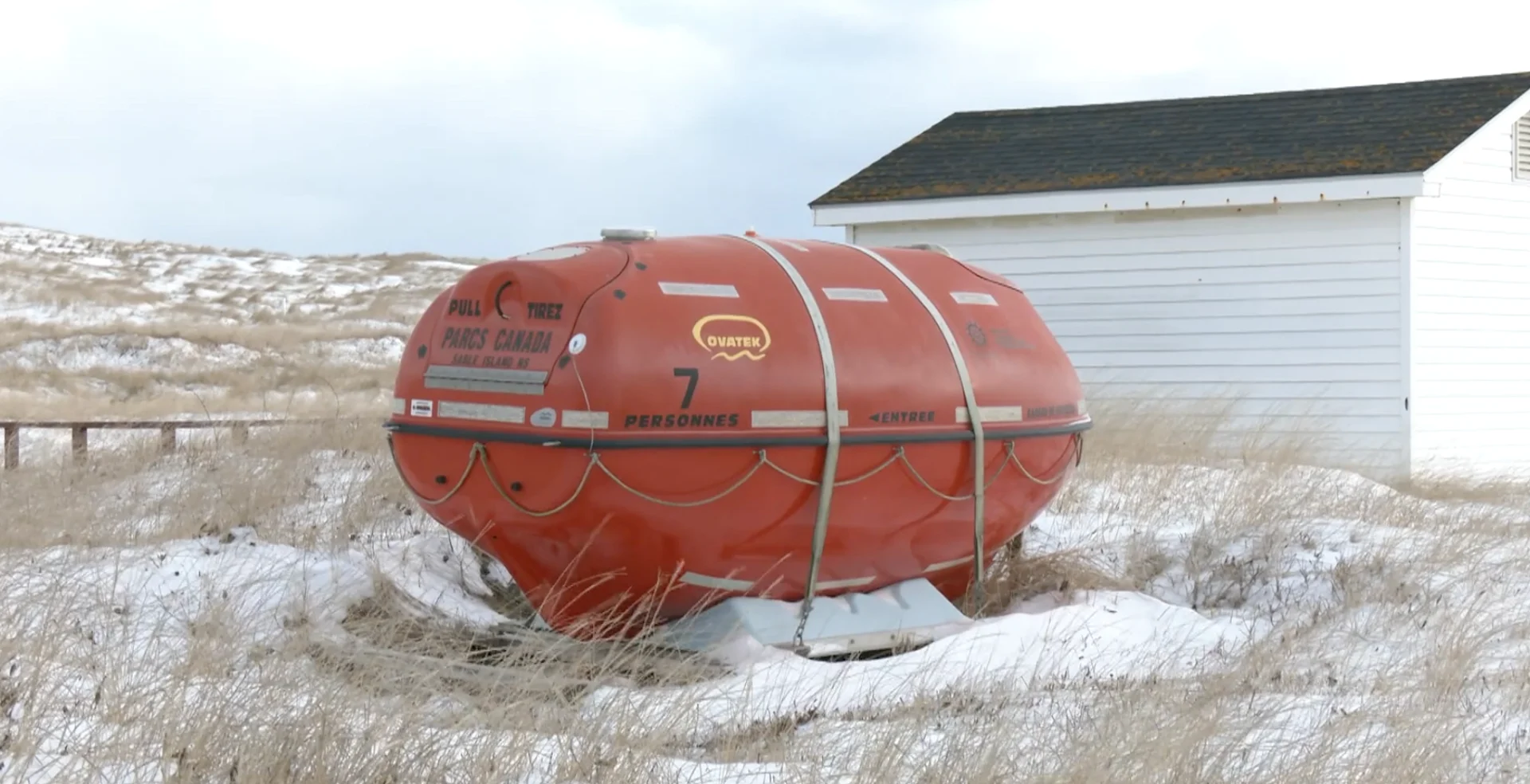 Sable Island lifeboat doubles as tsunami pod