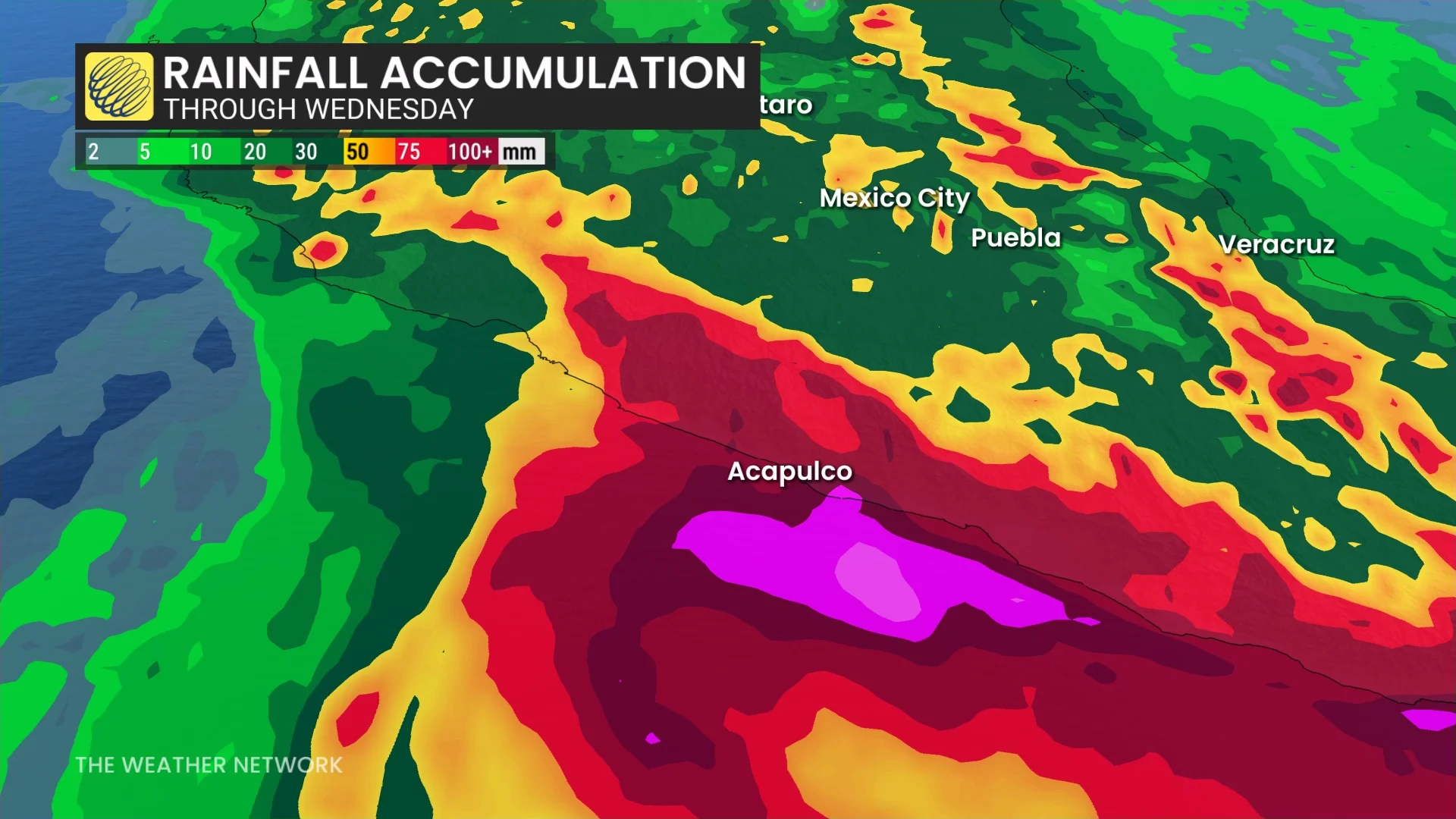 Mexico Rainfall June 7 2026