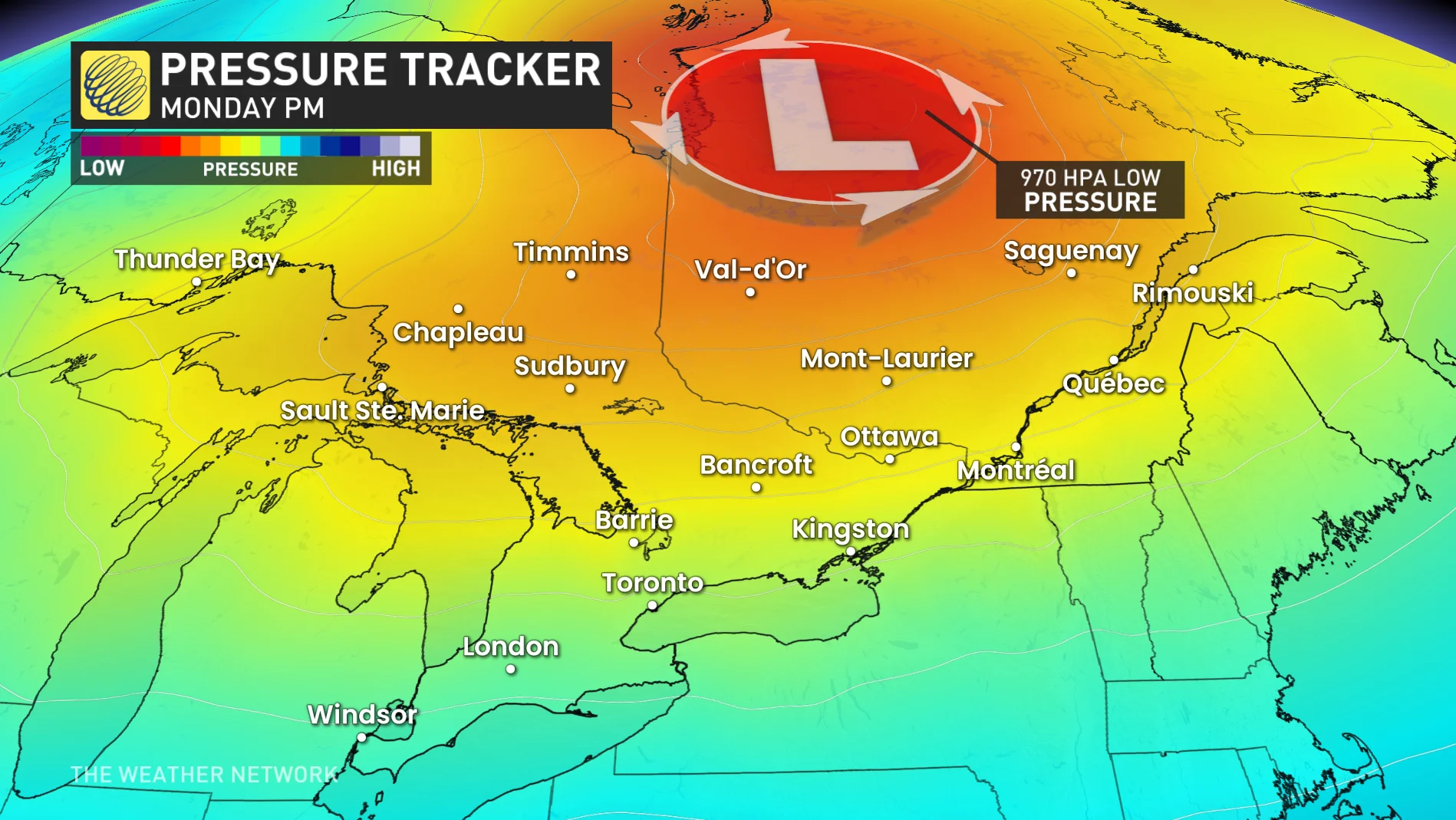 Quebec Low Pressure System