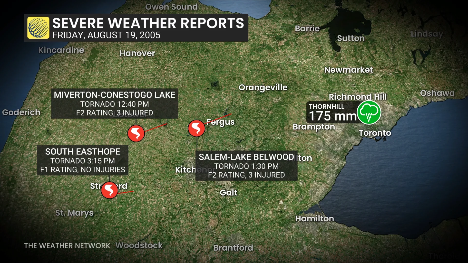 August 19 2005 Severe Weather Reports