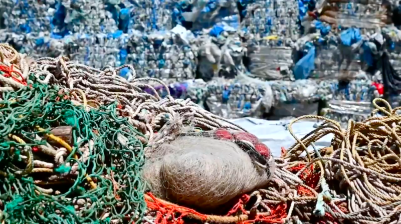 Plastic and fishing gear turned into building materials in Nova Scotia