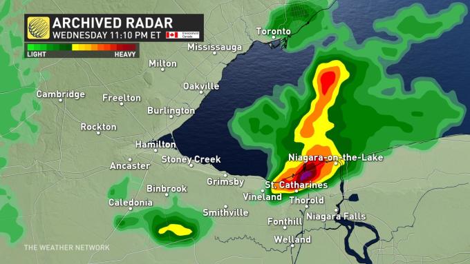 The Weather Network Copious Hail As Early Season Thunderstorms Rip Through Southern Ontario