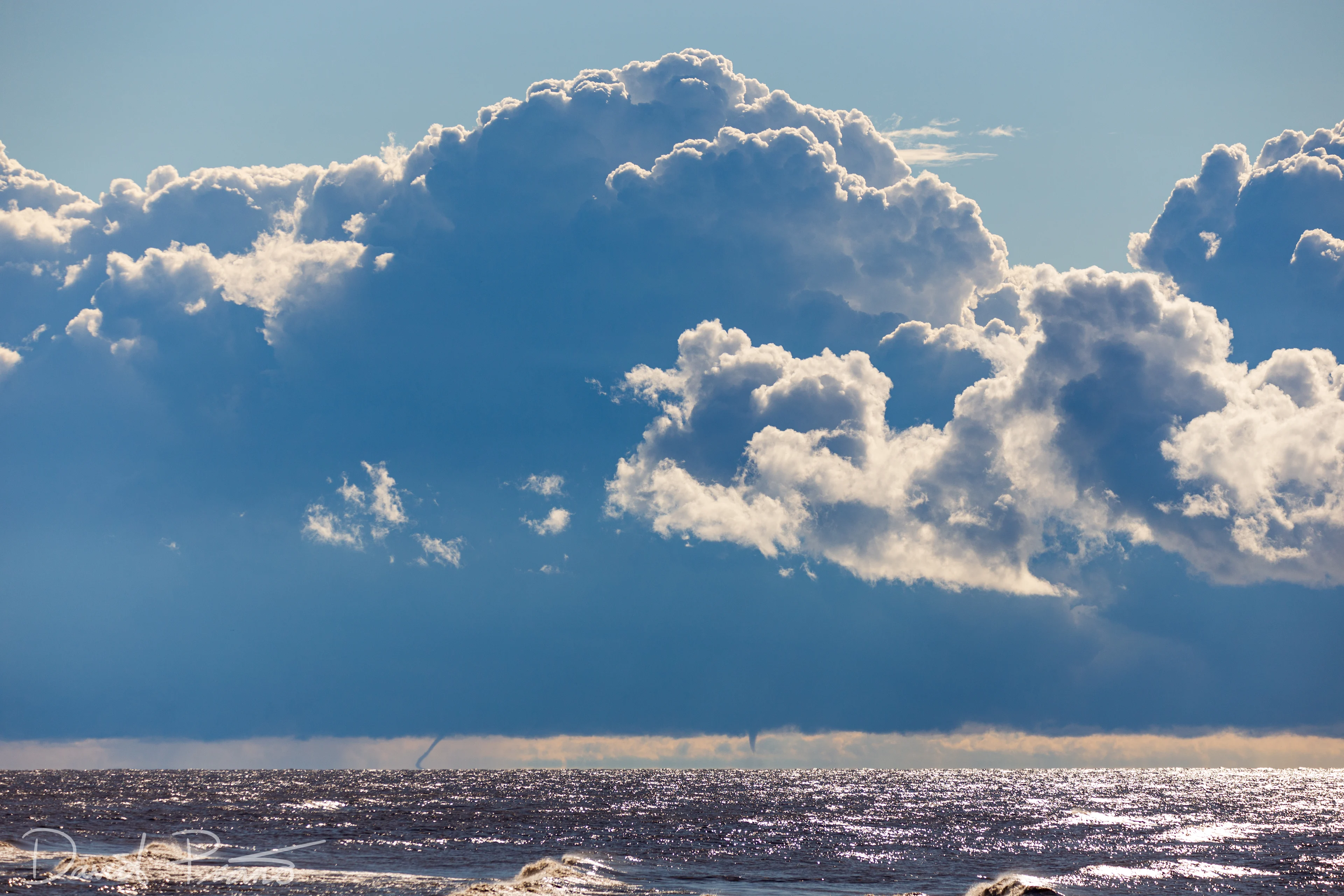 Mark Robinson: Lake Erie waterspout, Oct. 3, 2020