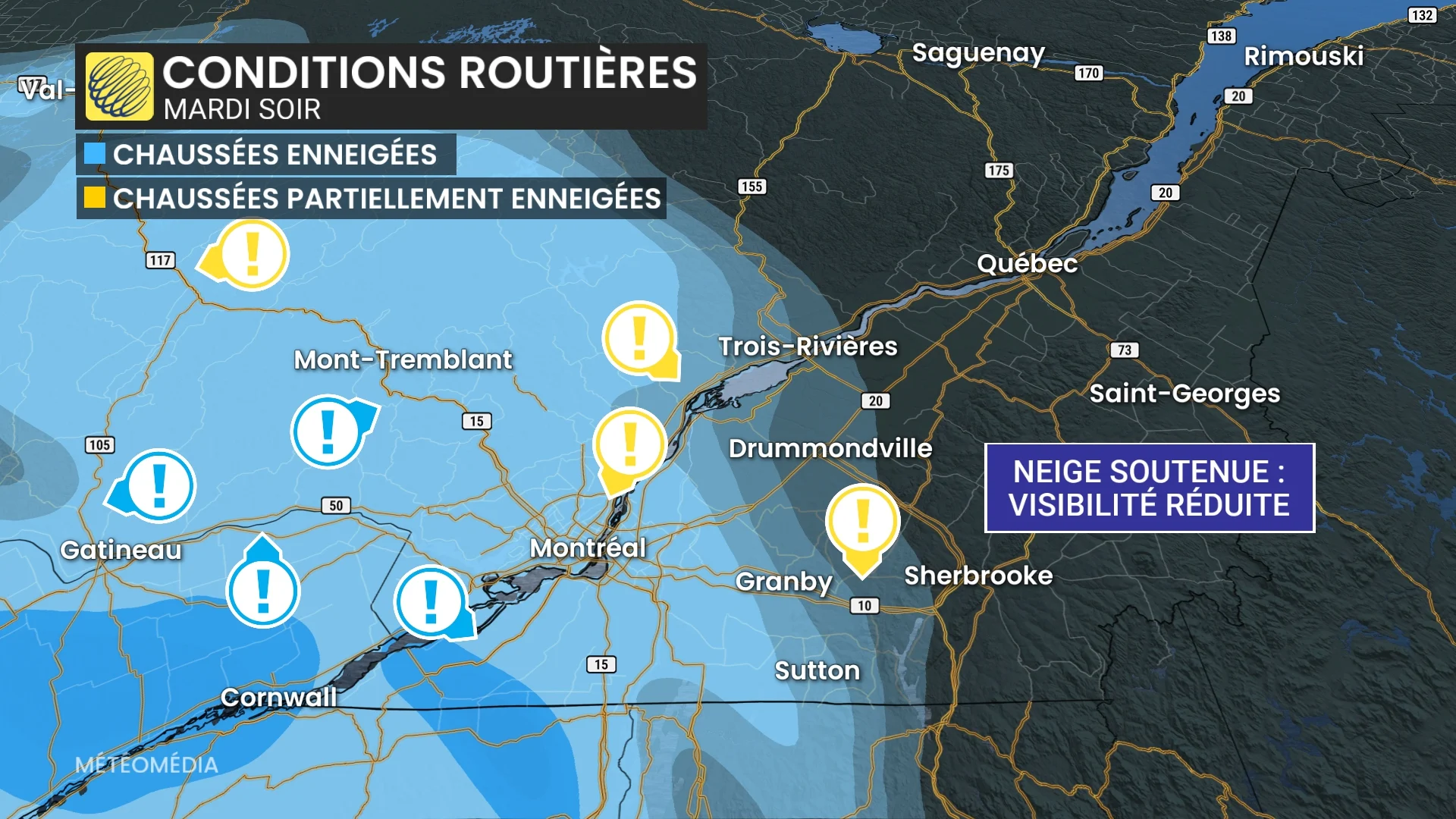conditions routieres