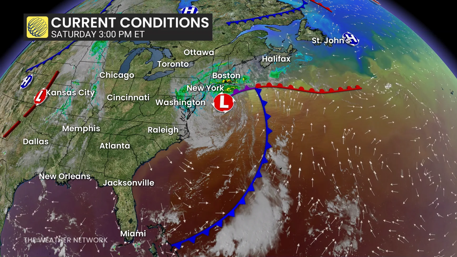 Nor-easter conditions September 26 2026