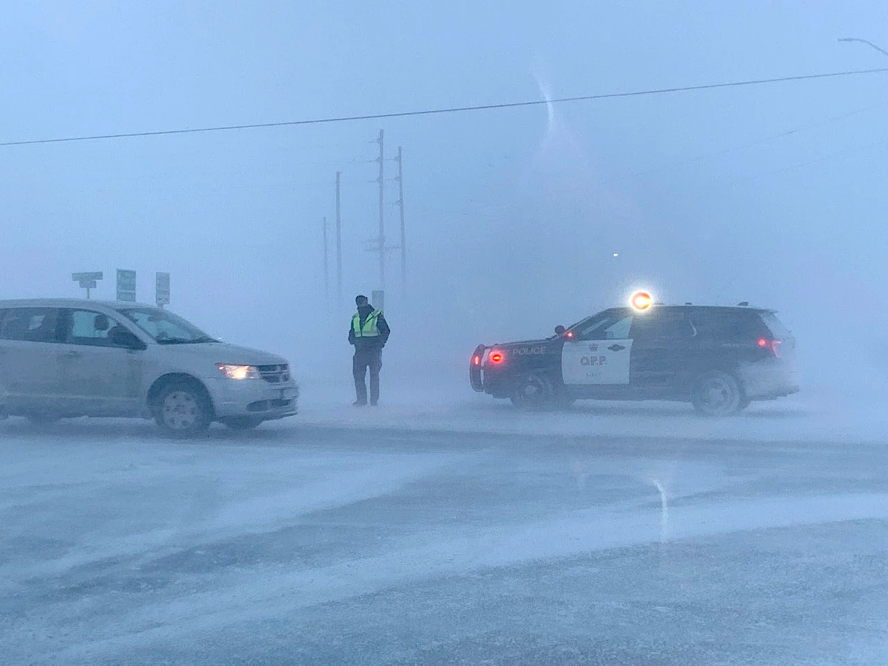 Snow squall Ontario/Mark Robinson