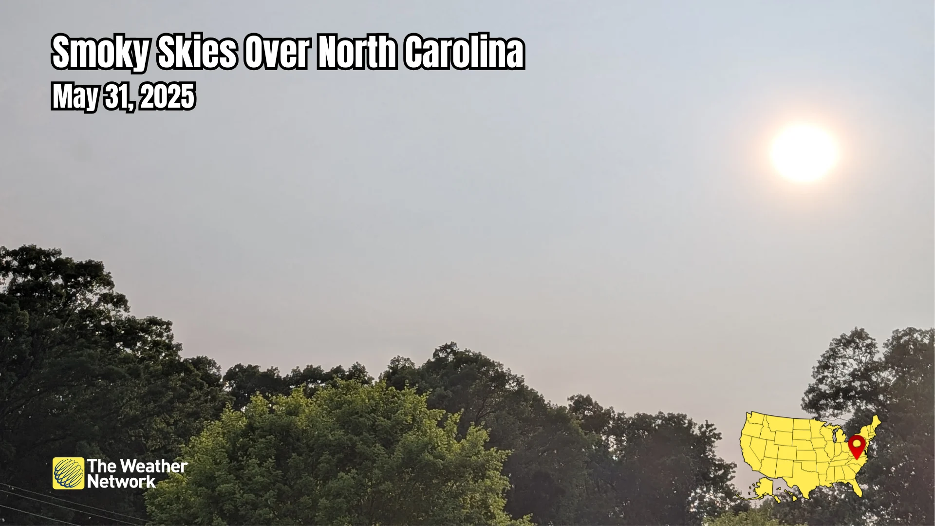 Smoke North Carolina May 31 2025