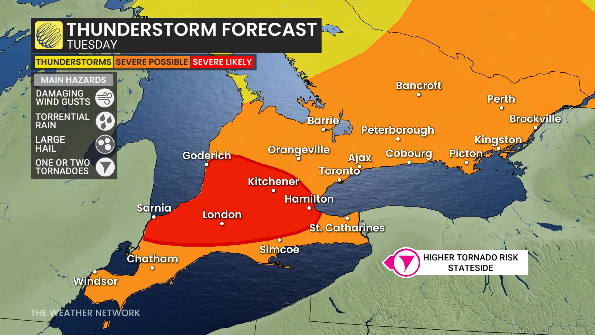 Baron - Ontario Tuesday risk - July 21