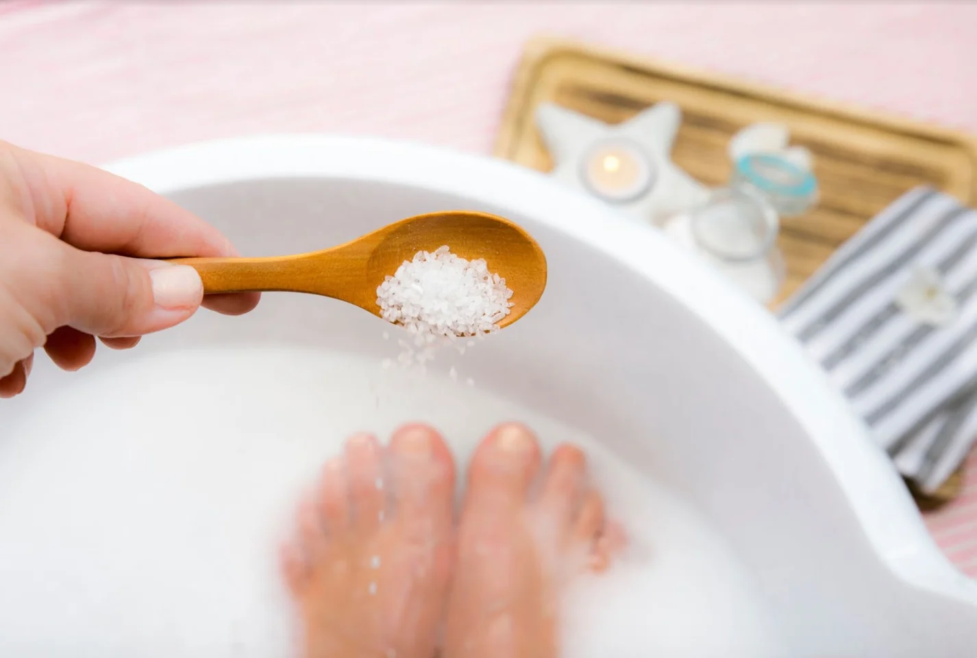 Getty Image: At home spa