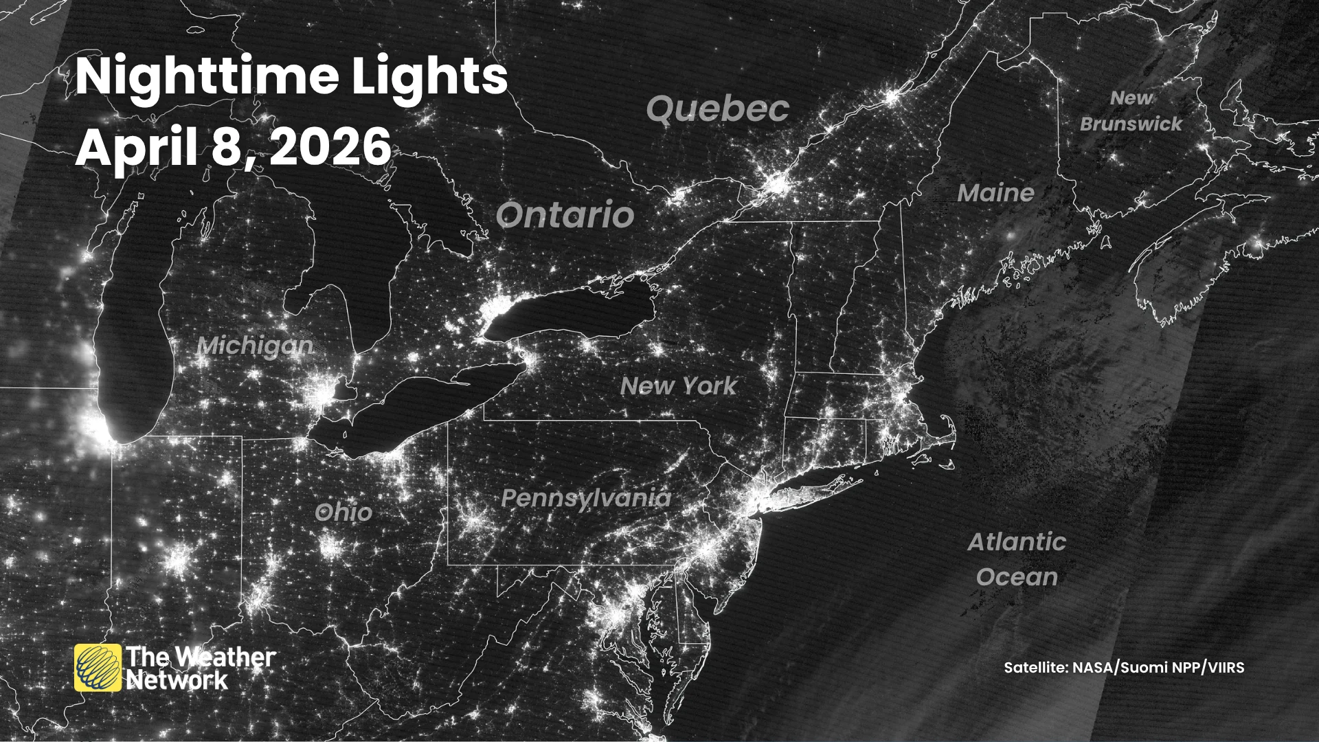 Nighttime Lights April 8 2026
