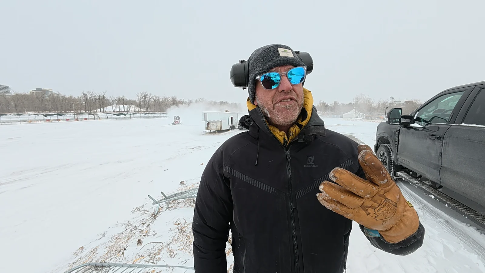 Skijordue, Calgary, Machine, Winter, Alberta, Snow, Feb. 19, 2026. (The Weather Network/Connor O’Donovan)