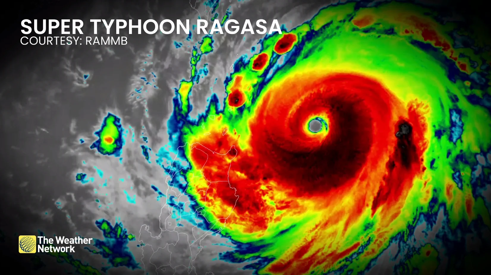 Super Typhoon Ragasa satellite imagery/RAMMB/NOAA