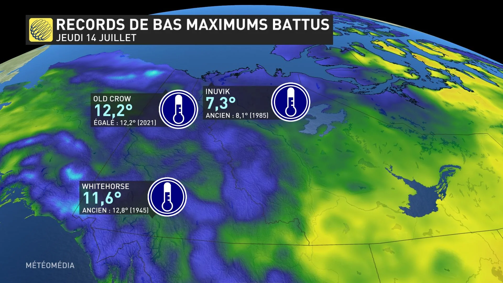 Records bas maximums