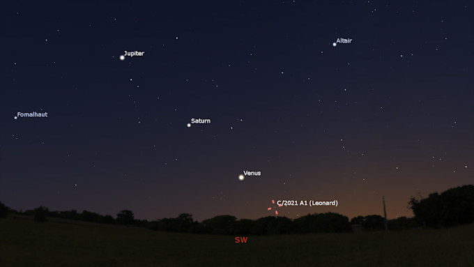 The Weather Network - How to see Comet Leonard before it's gone ...