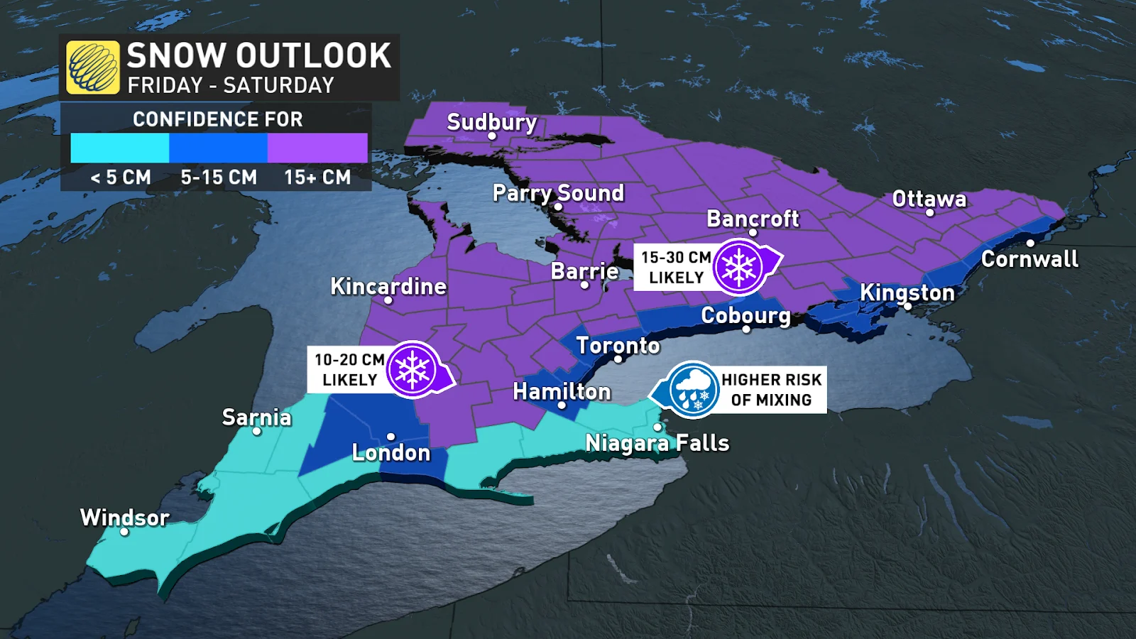 Ontario snow outlook confidence