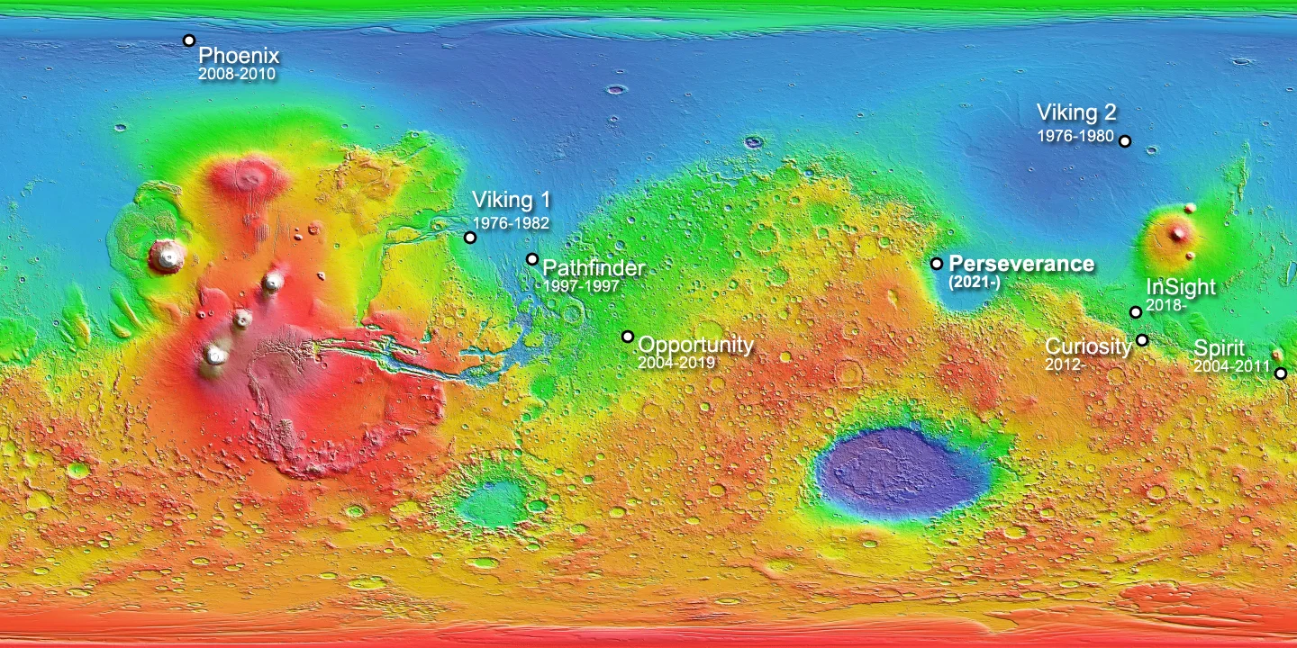 NASA-Mars-Mission-Locations-Perseverance