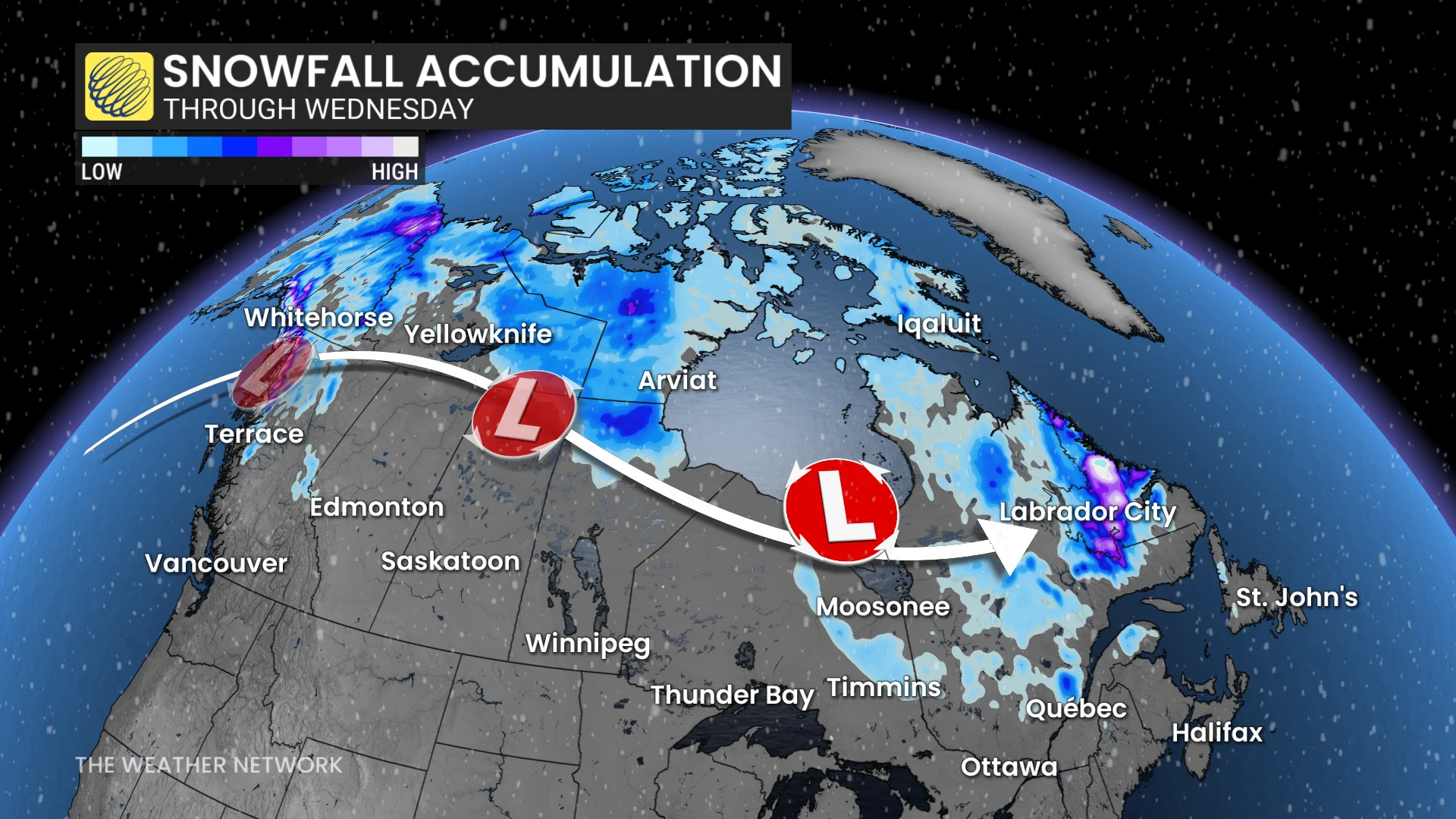 Baron - Snow accumulation - Oct. 5