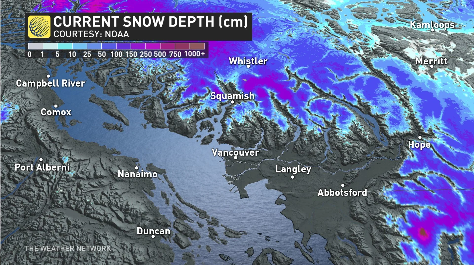 BC Snow Depth
