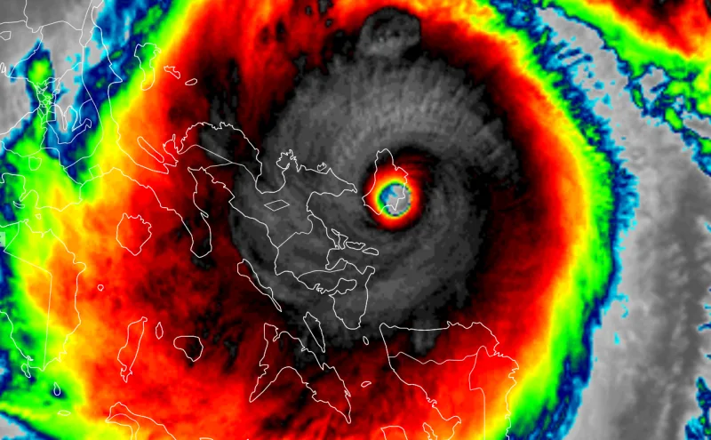 Le typhon le plus puissant de 2020, le voici