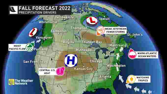 Canada's Fall Forecast 2022: Precipitation Drivers