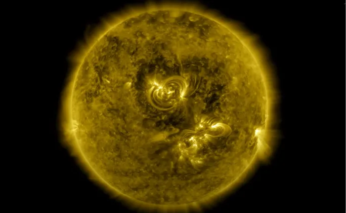 Dix ans d'activité solaire en accéléré