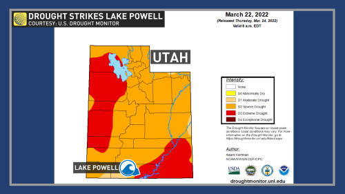 Utah Lake Powell Drought