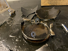 New images show why you shouldn't put a candle out with water