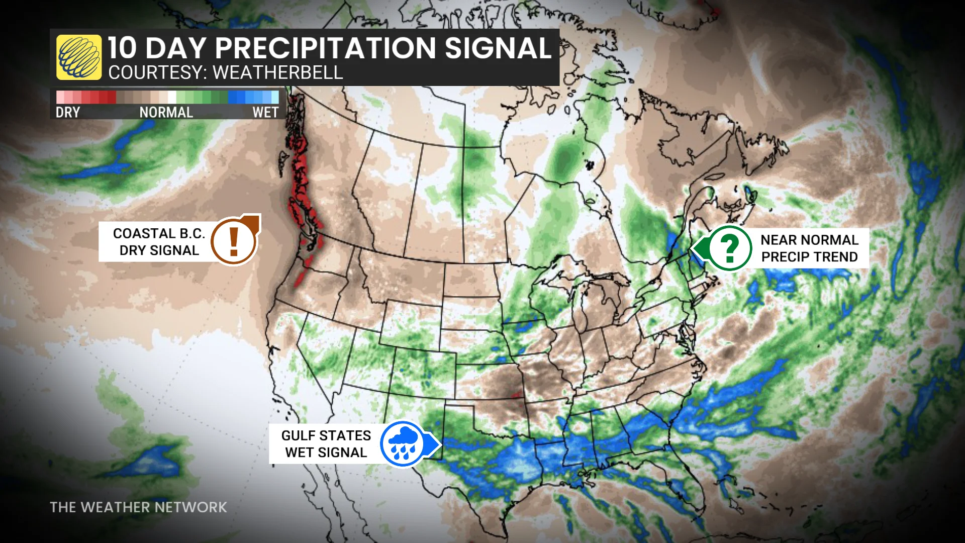 10 Day Precipitation Signal