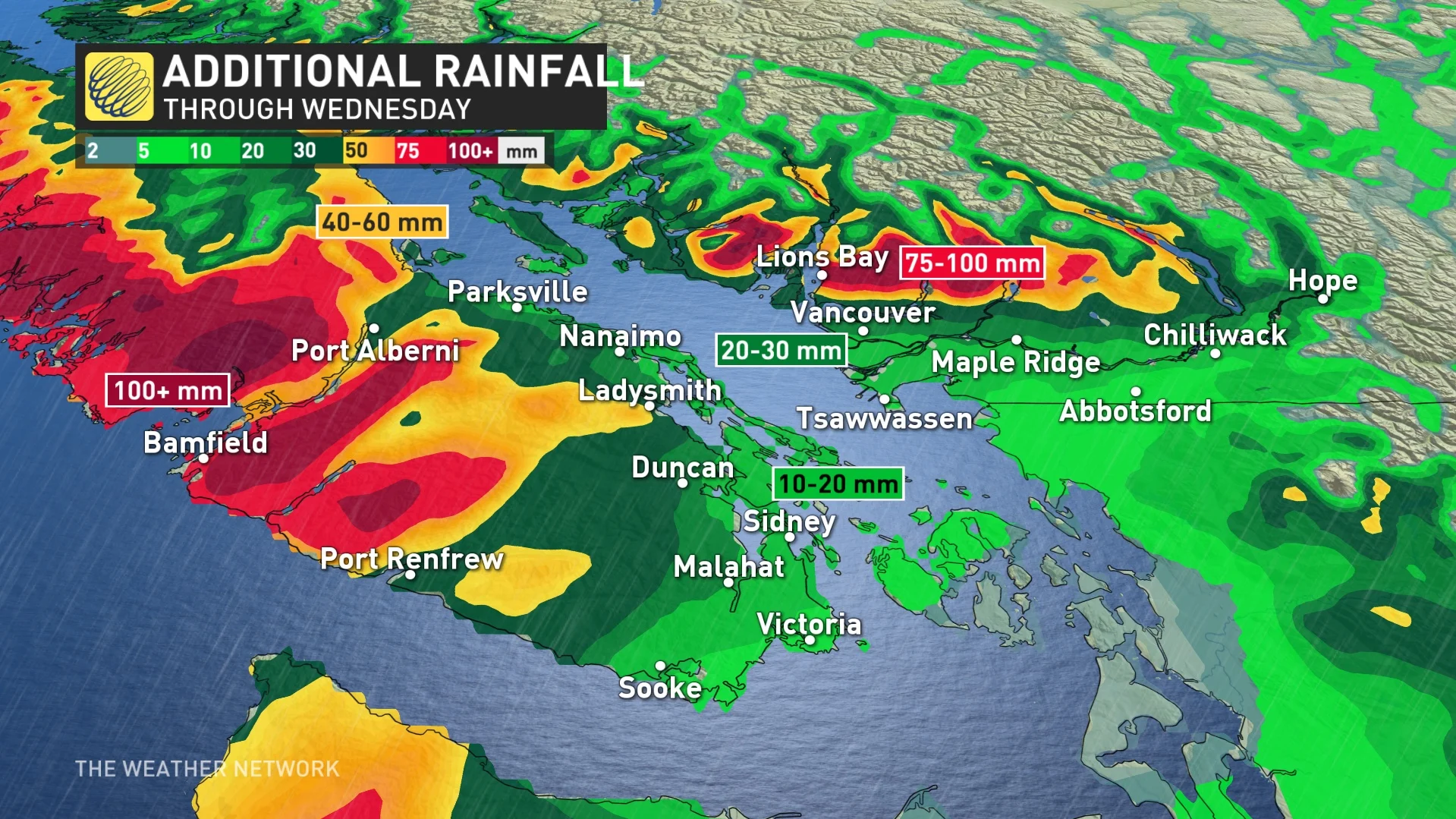 B.C. Rainfall Nov 12