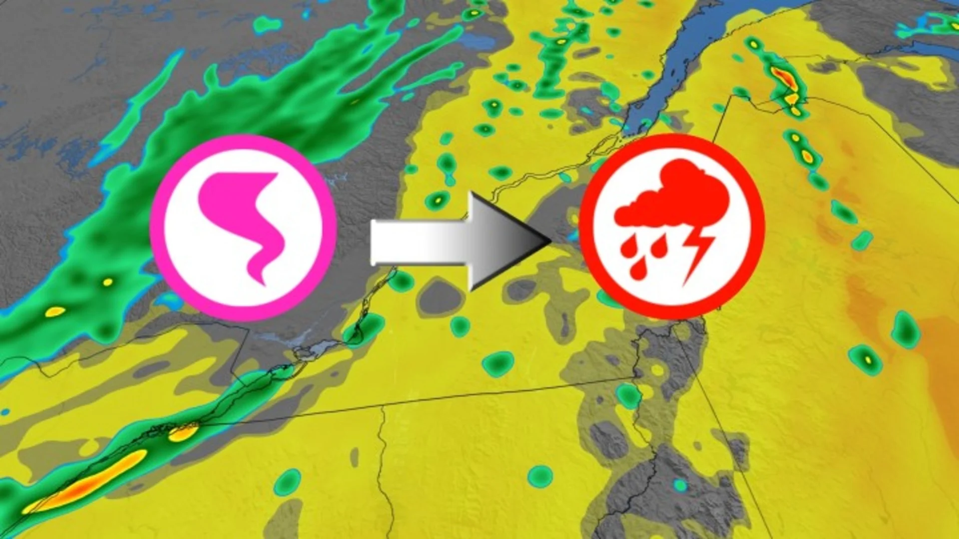 Après une tornade, le risque d'orages violents se poursuit