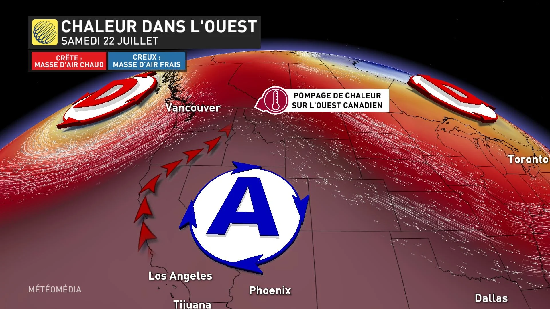 Chaleur Etats-Unis - Chaleur dans l-ouest samedi