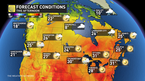 All quiet on the Canadian front, except in these stormy regions - The ...