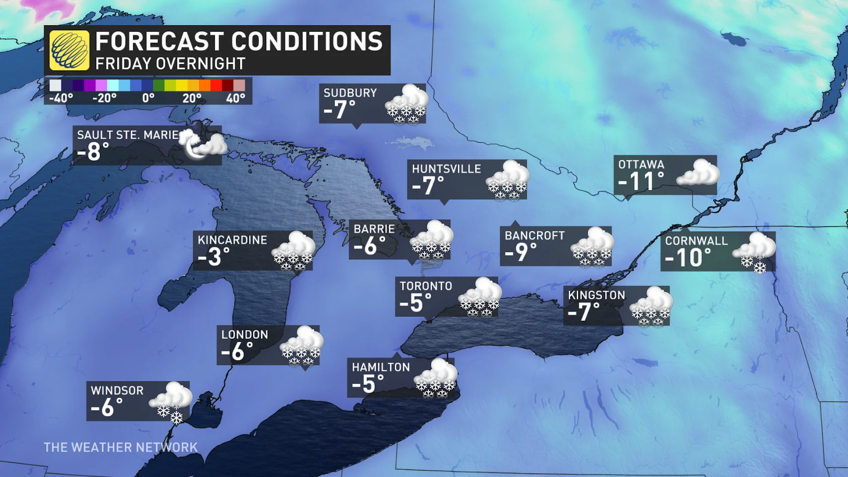 Shovels on standby: A snowy weekend is unfolding in southern Ontario ...