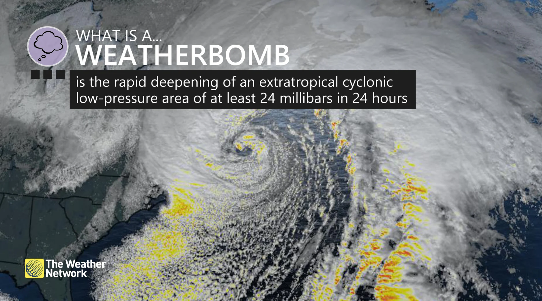 What is a weather bomb explainer