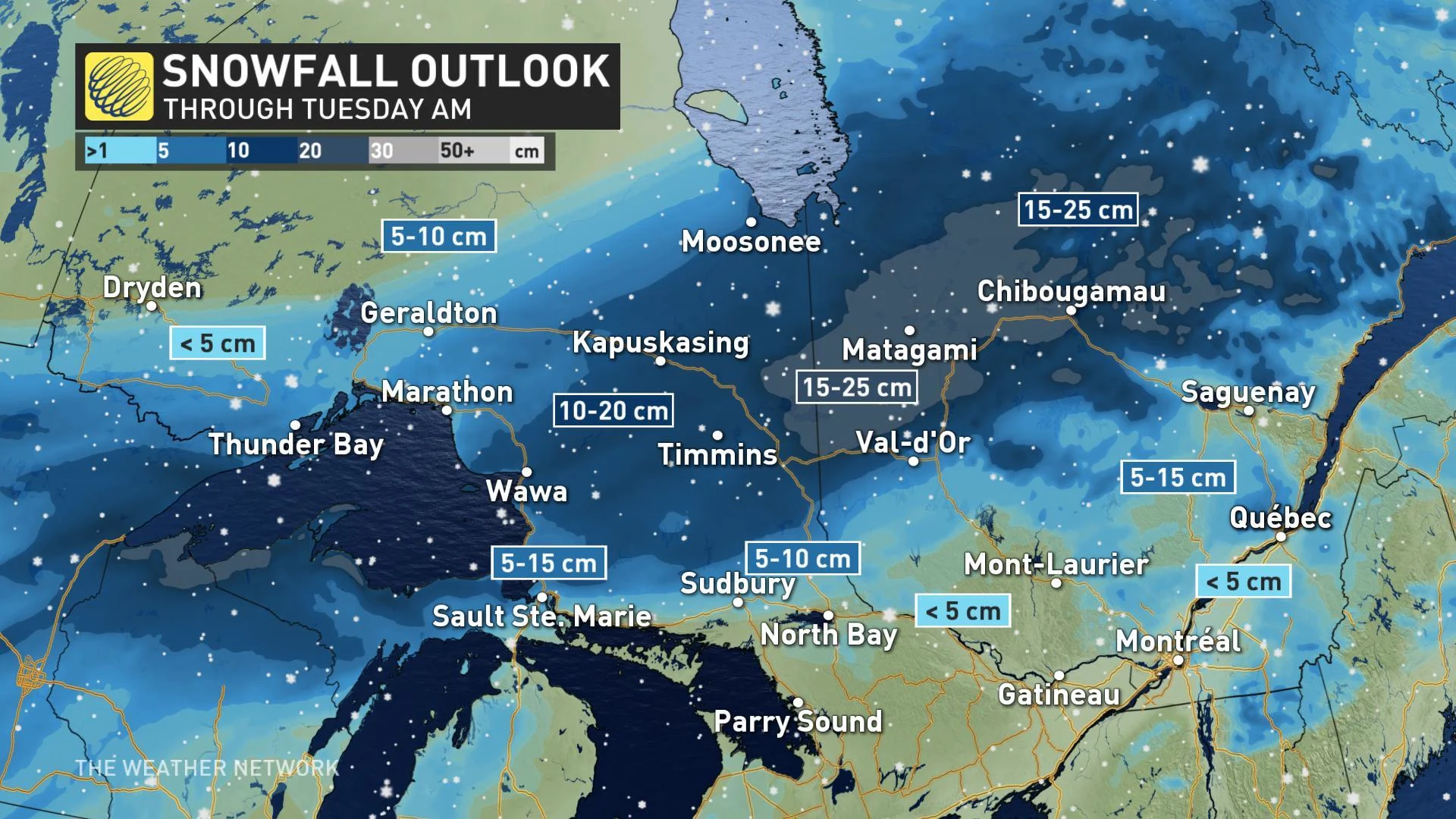 Ontario snow