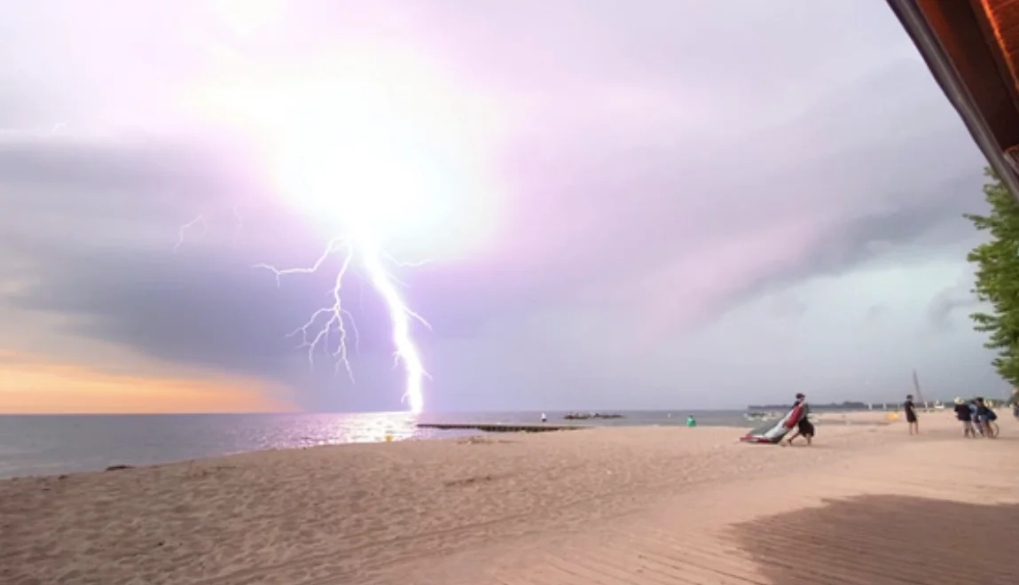 Lightning over Lake Ontario