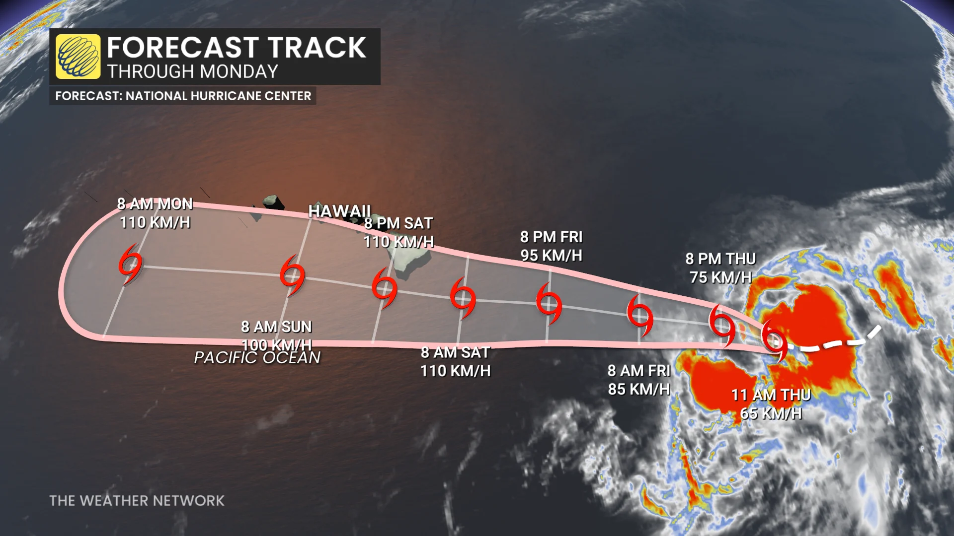 Baron - Tropical Storm Lala track - Aug 13