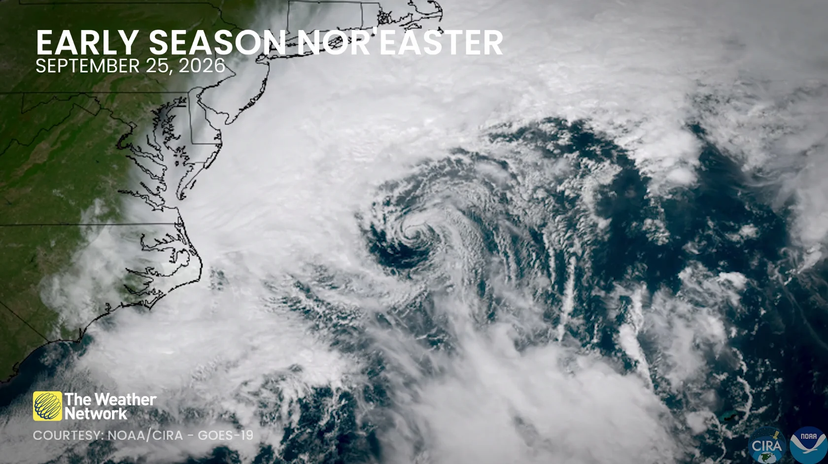 Noreaster Satellite September 25 2026