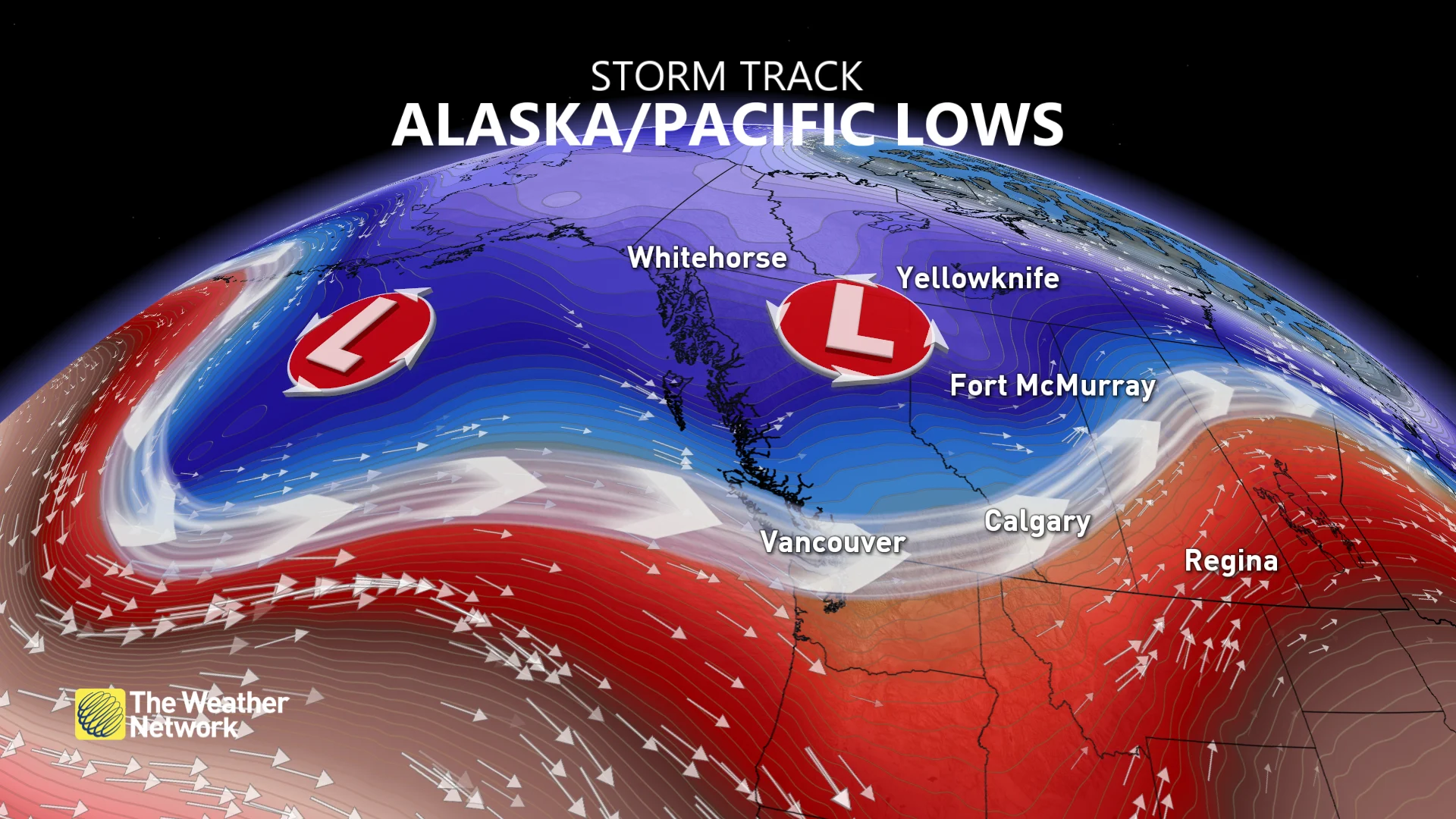 Western Canada Storm Track