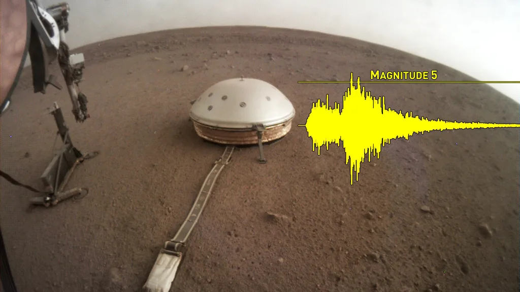 NASA's InSight lander just detected a 'monster' quake on Mars