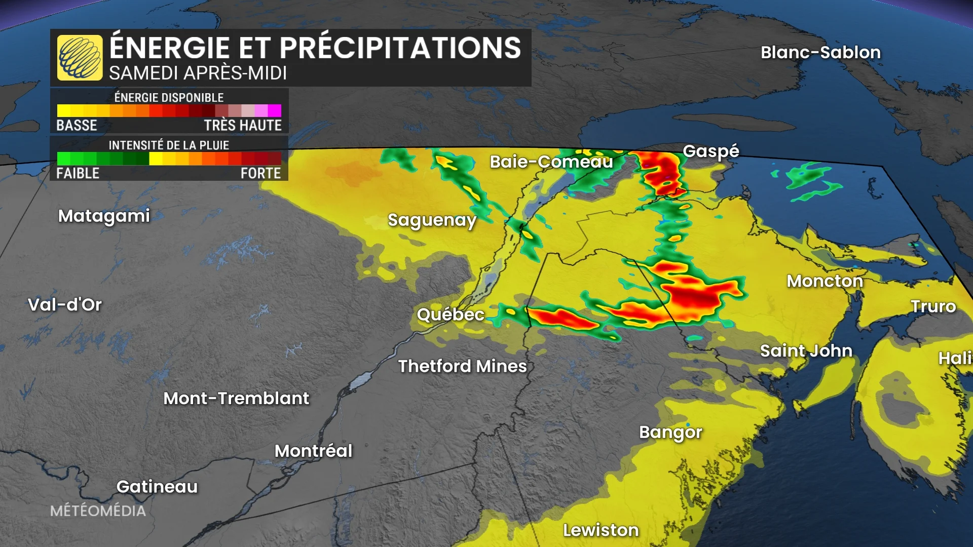Encore un risque d’orages dans ces secteurs