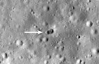 Unique double crater spotted from March rocket impact on the Moon 