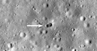Unique double crater spotted from March rocket impact on the Moon 