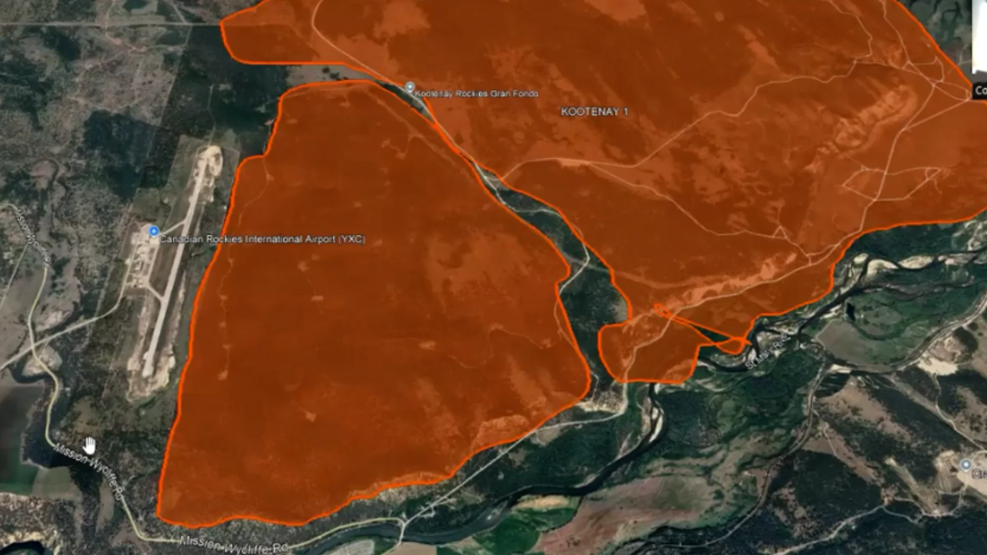 BC Wildfire service - perscribed burn