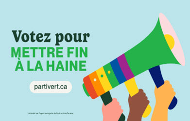 MM publicité politique - parti vert - 1 avril 2025