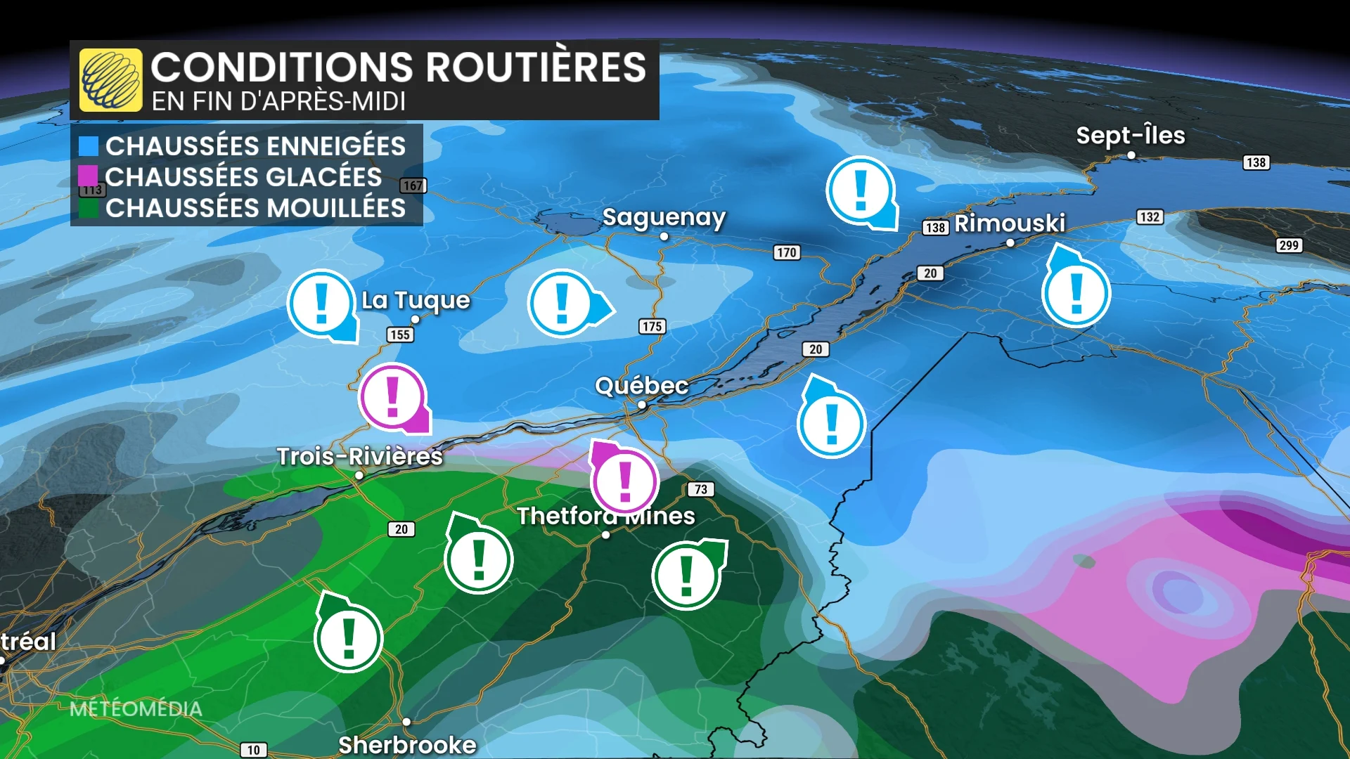 Verglas : sorties de route